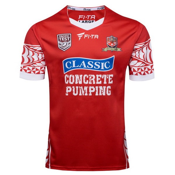 Maillot Rugby Tonga Domicile 2017 2018 Rouge